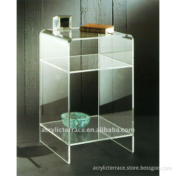 3-tiers Frosted Perspex/Acrylic end table LZ1310080728